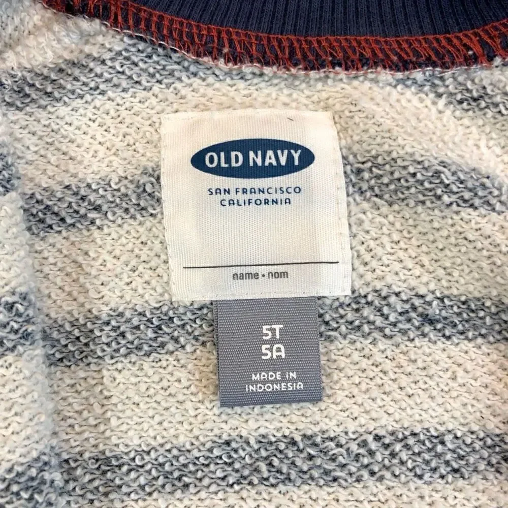 Old Navy Nautical Children’s Derby Jacket Sea Salt 5T